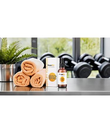  Supplify Vitamin B12 Drops (50ml) - 500 g Highly Dosed - 2 Active Forms - Alcohol Free & Vegan - Highly Bioavailable Lab Tested No - Buy Online on GoSupps.com