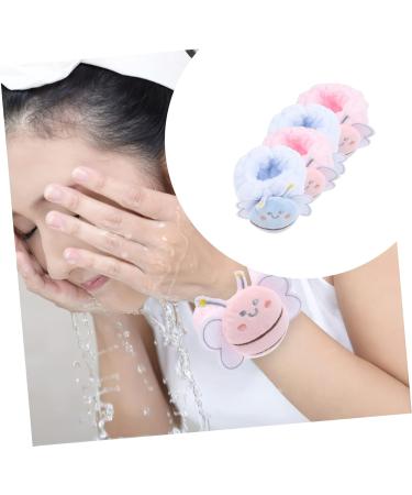  FOMIYES FOMIYES 4 Pairs Makeup Bracelets For Kids Toilet Absorbent Face Towel Jewelry For Women Nail Charms Wrist Towels Towel - Buy Online on GoSupps.com