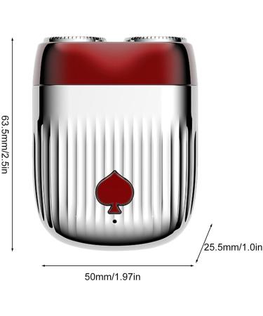 Portable USB Electric Rotary Shaver for Men - Cordless Rechargeable Beard Trimmer - Buy Online on GoSupps.com