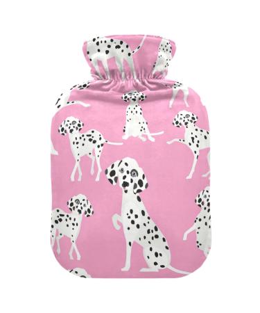 Hot water bottles with cover Dalmatian dog hot water bag for pain relief period cramps hot pack 2 liters