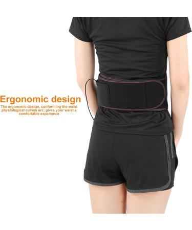 Rechargeable Electrical Heating Pillow for Waist Support | Velvet USB Warming Cushion for Lower Back & Belly - 107 x 19 cm - Buy Online on GoSupps.com