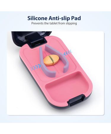 Opret Pill Cutter - Small & Large Pill Splitter for Tablet, Vitamin & Medicine - Blue - Buy Online on GoSupps.com
