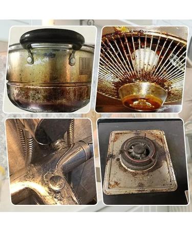 Versatile Stainless Steel Cleaning Paste - Kitchen Pot Cleaning Paste Stainless Steel Clean Wax Stainless Steel Cleaner and Metal Polish for Kitchen Appliances Sinks Cookware 2pc - Buy Online on GoSupps.com