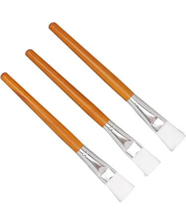 Facemask Mixing Tool Set Wooden Brush Silicone Bowl Reusable Multifunctional for Face Mask Oils Moisturizers - Buy Online on GoSupps.com