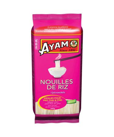AYAM Rice Noodles | 100% Natural | Gluten Free | Quick and Easy to Cook at Home | Ready in 4min | Stir Fry | Pad Thai | No Pr