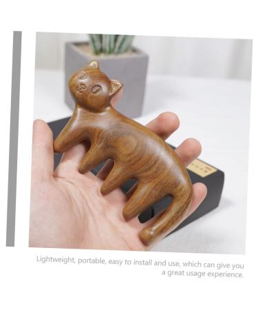 Beaupretty 4-Piece Kitten Massage Comb Set - Wooden Hair & Scalp Massage Tools for Ultimate Relaxation - Buy Online on GoSupps.com