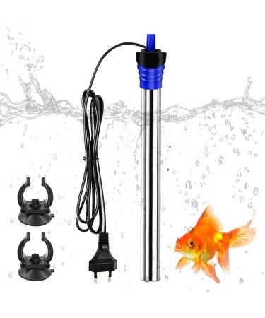 Abiemuce 300W aquarium heating 304 stainless steel aquarium heater temperature adjustable heating rod aquarium aquarium heating element aquarium heating with suction cups fishing tanks and aquarium (18-34 220V) - Buy Online on GoSupps.com