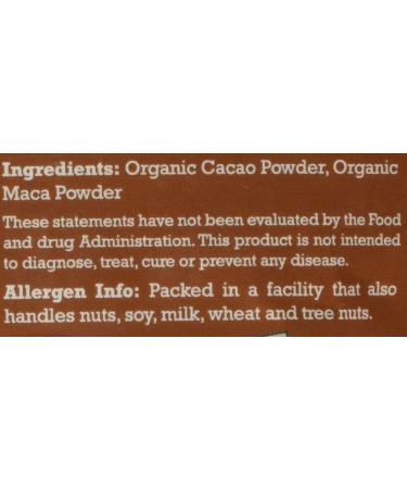 NATIERRA Organic Cacao Powder with Maca - Non-GMO, Vegan, 8oz Pouch - Buy Online on GoSupps.com