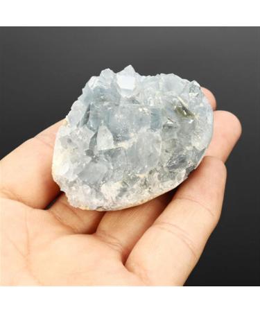 Natural Crystal Rough 70-100G Natural Raw Blue Celestite Crystal Quartz Cluster Geode Specimen Home Decor - Buy Online on GoSupps.com