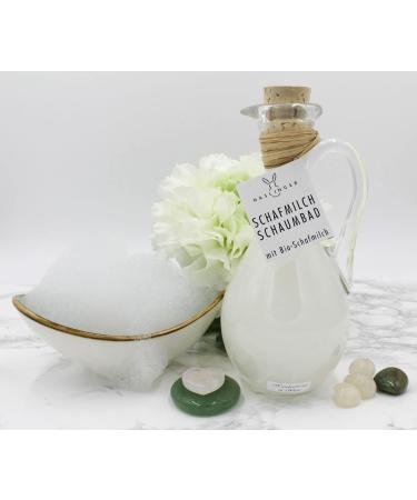 Haslinger 6018 Sheep's Milk Bubble Bath Amphora - Nourishing 250 ml Luxury Bath Experience | International Shipping Available - Buy Online on GoSupps.com