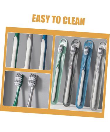 Minkissy 8-Piece Hard Coal Toothbrush Set for Men - Reusable Compact & Travel-Friendly Manual Toothbrushes to Reduce Tooth Spots - Buy Online on GoSupps.com