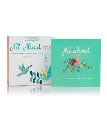 RubyRoo Baby Memory Book for Girls - 60 Page Hardcover Scrapbook for First 5 Years - Keepsake Photo Album and Milestone Journal - Perfect Baby Shower Gift - Buy Online on GoSupps.com