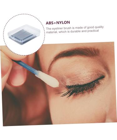 Housoutil 50pcs Eyeliner Brush Makeup Brush Makeup Eye Tools Girls Eyeliner Applicator Tool Woman Eyes Sequins 11.5x9cm Assorted Color - Buy Online on GoSupps.com