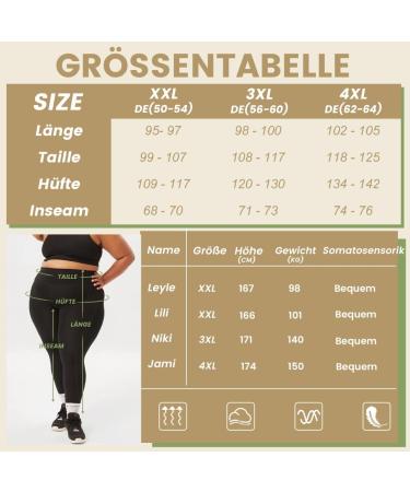 Buy TNNZEET Plus Size Leggings for Women - High Waist with Pockets Large Sizes 3XL - Perfect for Sports & Gym Black - Buy Online on GoSupps.com