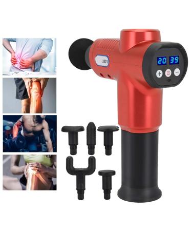 Electric Massage Gun - Quiet Adjustable Muscle Massager with Digital Display for Fatigue Relief | International Shipping - Buy Online on GoSupps.com