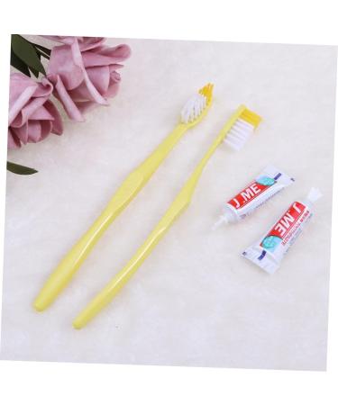 Beaupretty 20-Piece Travel Toothbrush Set - One-Way Toothbrushes for Men & Women Individual Toothpaste Included - Perfect for Hotels & Travel - Buy Online on GoSupps.com