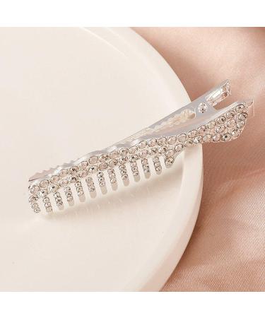 Bling Rhinestone Hair Clips Sparkly Crystal Comb Hairpins Hair Barrettes Hair Accessories for Women and Girls Style1 - Buy Online on GoSupps.com