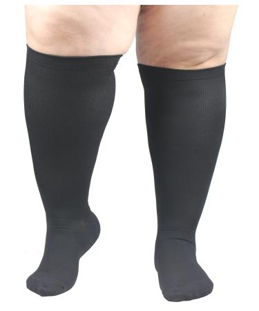 1/3 pair of compression streams in older wide calf for women and men flight socks extra large circulatory substlet recovery recovery for nurses running pregnant 4xl 1 pairblack