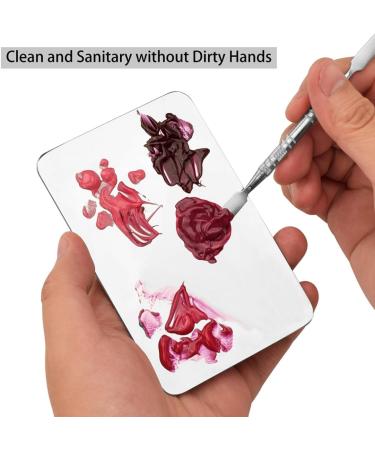 Palette de Maquillage en Acier Inoxydable avec Spatule Kit Cosm tique Portable pour M langer Fond de Teint Pigments et Nail Art Outil Indispensable pour Maquilleurs - Buy Online on GoSupps.com
