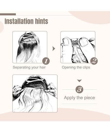 FSHINE 120G Clip-In Human Hair Extensions 55cm - Remy Straight Blonde #60 (7 Pieces) - Buy Online on GoSupps.com