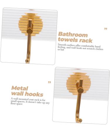 Alipis Towel Holder Towel Hooks Clothes Hanger Hooks Belt Hooks Coat Hook Decorate Wall Hanging No Punching - Buy Online on GoSupps.com