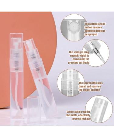 Fivetwofive Mini Bottle Mini Clear Plastic Bottle Empty Mini Perfume Bottle 5Ml Perfume Atomizer - Buy Online on GoSupps.com