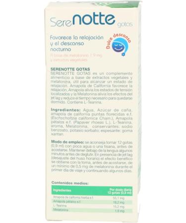 SERENOTTE 50 ml - Melatonin 1.9 mg 10 Drops - Buy Online on GoSupps.com