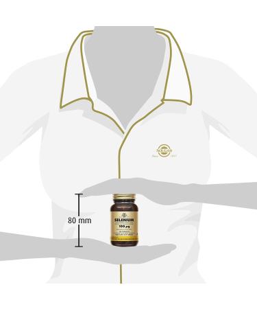 Solgar S l nium 100 g - Antioxydant - Contre le stress oxydatif - Beaut des ongles et des cheveux - Compl ment alimentaire - Flacon de 100 comprim s - Buy Online on GoSupps.com