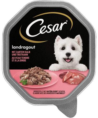 Cesar Dog Food Wet Country Kitchen - Calf & Turkey in Sauce 14 Bowls (14 x 150g) - Premium Pet Nutrition - Buy Online on GoSupps.com