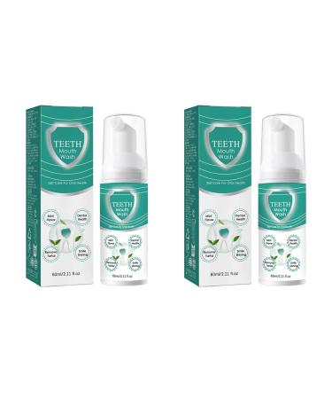 Foam Toothpaste - Deep Cleaning for Stains/Teeth Yellowing Gum Care Fresh Breath Easy to Use(2PCS)