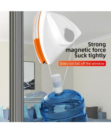 Closer Magnetic Glass Window Cleaning Tool Magnetic Window Wiper Water Discharge Double-Layer Wiper Household Special Window Cleaner for Home 20-30mm - Buy Online on GoSupps.com