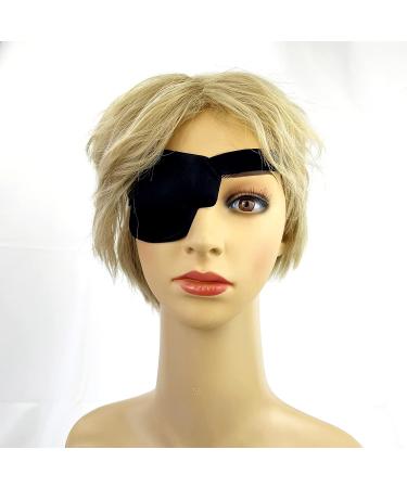 2 Pcs 3D Eye Patch Black Adjustable Medical Eyepatch for Lazy Eye Amblyopia - Right Eye - Buy Online on GoSupps.com