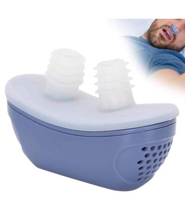 Anti Snoring Solution Devices Electronic Anti Snore Comfortable Sleeping Aid Device Nose Purifier Device for Women Men(Blue)