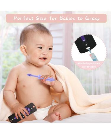 2-Pack Remote Control Shape Teether Toy Set for Babies 6-18 Months - BPA Free Chew Toys for Boys and Girls - Buy Online on GoSupps.com