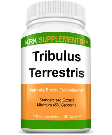1 Bottle Tribulus Terrestris 1000mg Per Serving 90 Capsules KRK Supplements