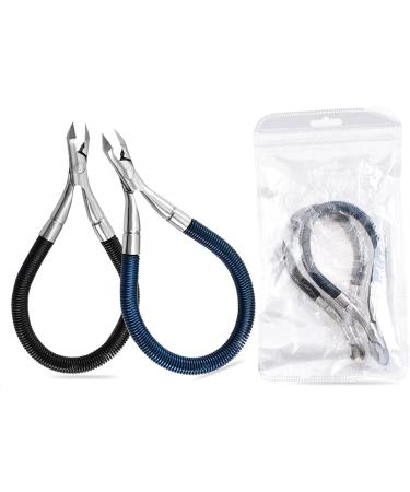 Nail Clippers Spiral Spring Cuticle Trimmer Nippers Cleaner Nail Gap Remover Dead Skin Rescue Hangnail(Blue) - Buy Online on GoSupps.com