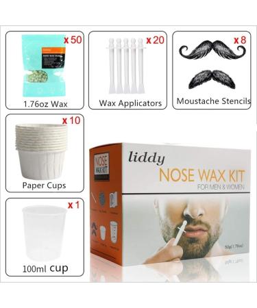 Nose & Ear Hair Removal Wax Kit - Painless Men's Nasal Waxing for Smooth Results - Buy Online on GoSupps.com