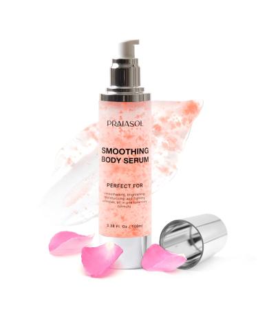 Glossy Smoothing Body Serum for Wrinkles: Hydrating Nourishing Repairing for Silky Smooth Skin Anti-Aging & Firming 100ml/3.38 Fl Oz - Visible Results Natural Ingredients Fast Absorption