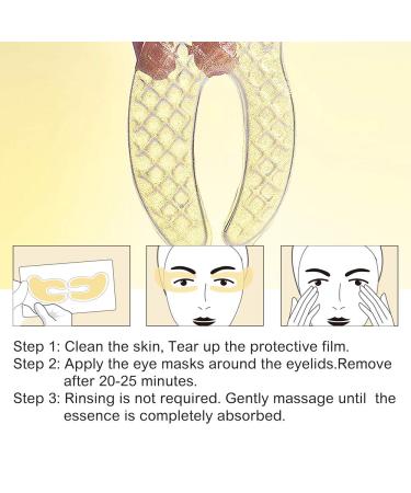 24K Gold Under Eye Patches - Hydrating Gel Mask for Dark Circles, Puffy Eyes, and Wrinkle Repair - Buy Online on GoSupps.com