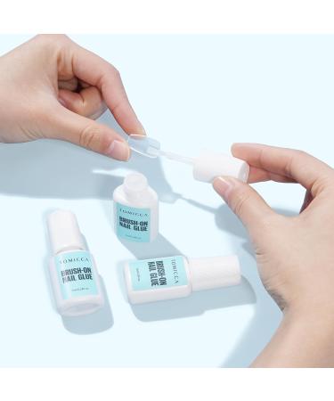 TOMICCA Quick Dry Nail Glue 7ml Extra Strong Brush On Nail Glue for Nail Repair Super Strong False Nail Glue For Nail Tips Long Lasting Nail Adhesive Glue- Professional Salon & Home Use Brush On Nail Glue-7ml - Buy Online on GoSupps.com