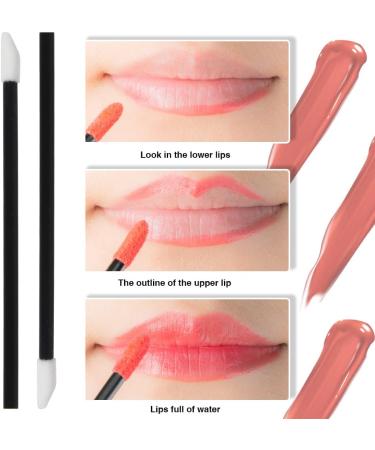 BUYGOO 300PCS Disposable Lip Brushes Lipstick Applicator Lip Gloss Applicators Lip Wands for Lip Makeup Lipstick Wands Gloss Applicator Disposable MakeUp Lip Brush (Black) - Buy Online on GoSupps.com