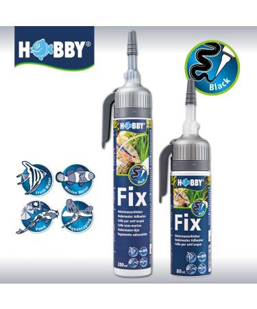 Hobby 11967 Fix Underwater Adhesive - 80ml Black Cartridge | High-Performance Universally Applicable eCommerce - Buy Online on GoSupps.com