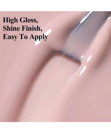 Fast Drying Holographic Nail Polish 12ML | Sheer Nude High Coverage Water-Based Lacquer - No UV/LED Required | ZJY020 - Buy Online on GoSupps.com