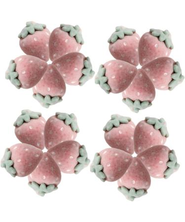 40 Pcs Flocked Strawberry Accessories Earring Sweet Child 2.4X1.8CMx3pcs As Shownx3pcs - Buy Online on GoSupps.com