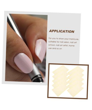 Didiseaon 4 Sheets Practical Nail Display Tape Manicure Nail Display Holder Nail Tape Random Style - Buy Online on GoSupps.com