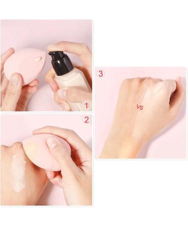 Makeup Sponge Concealer Smooth Cosmetic Powder Puff Cut Shape Foundation Water Drop Bevel Make Up Blender Tool (Color : Orange) - Buy Online on GoSupps.com