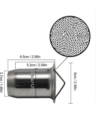 Pipe Noise Sound Eliminator | Stainless Steel Exhaust Silencer Noise Eliminator 51Mm or 60Mm Exhaust Muffler Pipe High Temperature Resistant Grid Structure Cle-ca - Buy Online on GoSupps.com