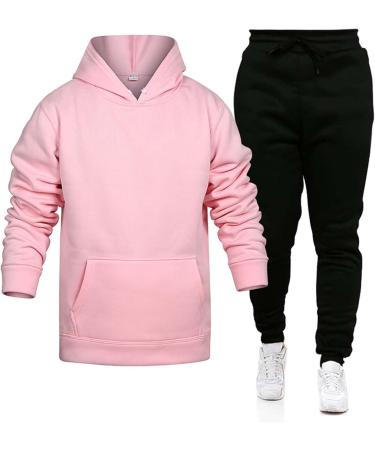 Hanxiulin Men's Training Suit - Casual Jogging & Sports Zipper Pants & Sweatshirt in Pink Size 3XL | International Shipping Available - Buy Online on GoSupps.com