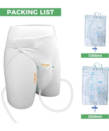 Buy Wearable Urine Pot for Men - Reusable Silicone Urine Collector for Bedridden Patients - Buy Online on GoSupps.com