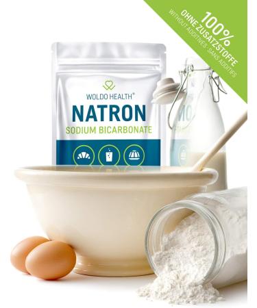 100% Pure Bicarbonate of Soda for Cleaning and Kitchen - 3X 1.000g Food Grade Resealable Bag - Buy Online on GoSupps.com